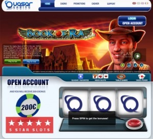 Tot 500 euro aan welkomstbonus bij Quasar Gaming